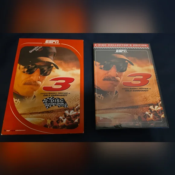 ESPN "3" Dale Earnhardt Movie DVD - Orange Cover - Picture 2 of 5